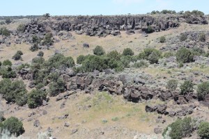 Near Massacre Rocks along the Oregon Trail