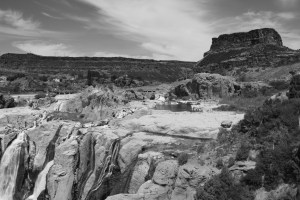 A butte overlooking the Falls.