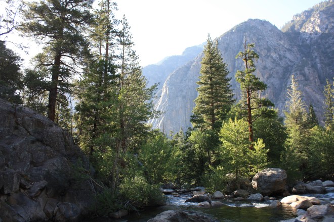 Near Zumwalt Meadows in Kings Canyon